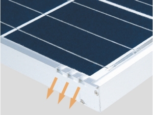 Drainage channels along the frame of the module allow rain water to wash off dust from the surface.jpg