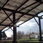 60kW Single structure solar power plant image 2